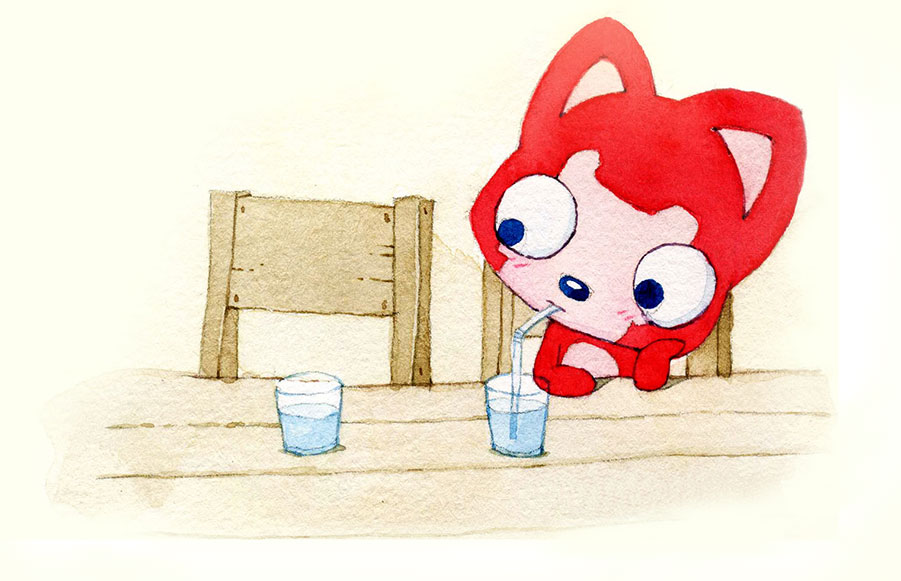 过去的熙幻一直是一个人生活，享受着孤独，也憧憬着爱情。